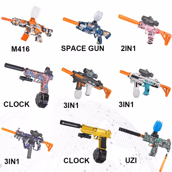 2023 Готов к отправке Gell Blaster Pistola HK416D M416 Akm47 Pistolas De Gel Splatter Ball Gun Gel Blaster Toy Gun